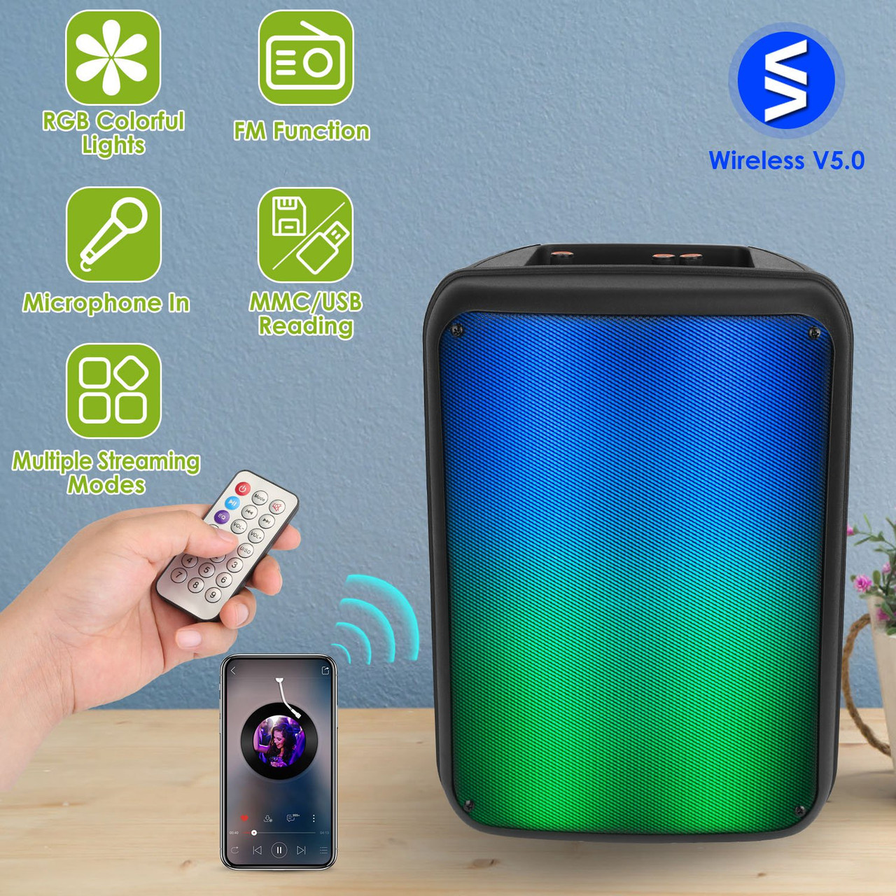 8-Inch Wireless Party Speaker product image