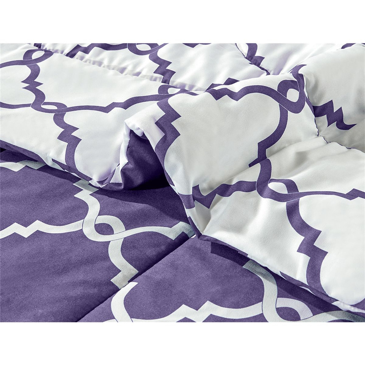 Reversible Microfiber Bed Comforter with Pillow Shams product image