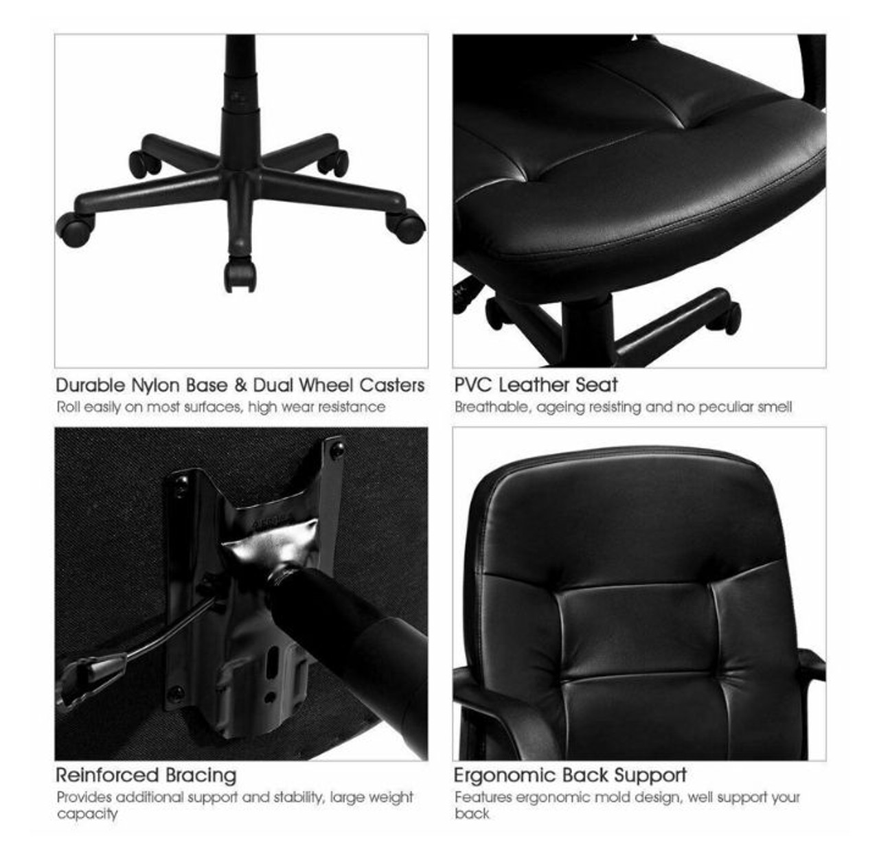 Ergonomic Mid-Back Swivel  Executive Office Chair product image