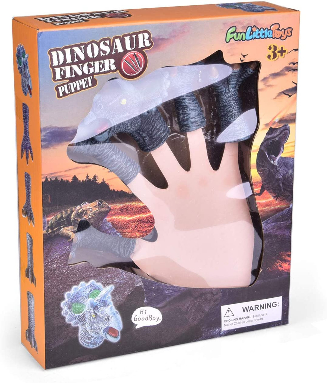 5-Piece Dinosaur Finger Puppet product image