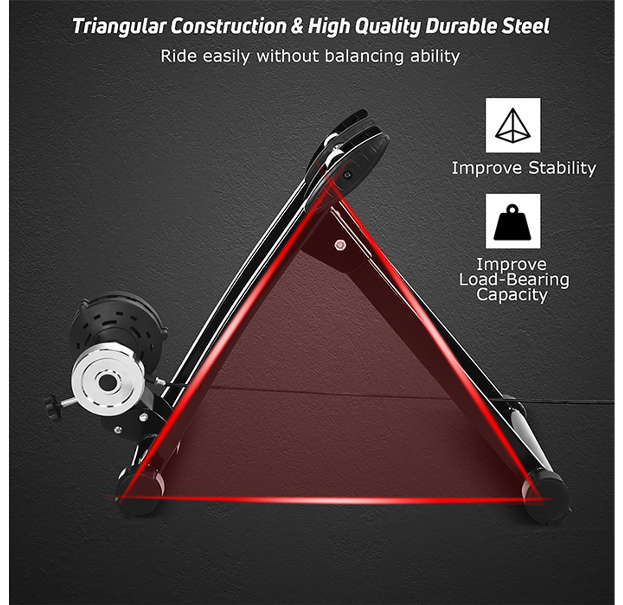 8-Level Resistance Indoor Bike Trainer product image 8-Level Resistance Indoor Bike Trainer product image