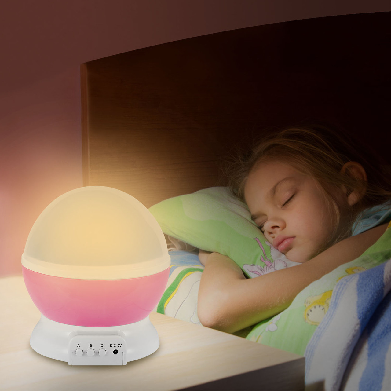 Kids' Rotating Starry Night Lamp product image