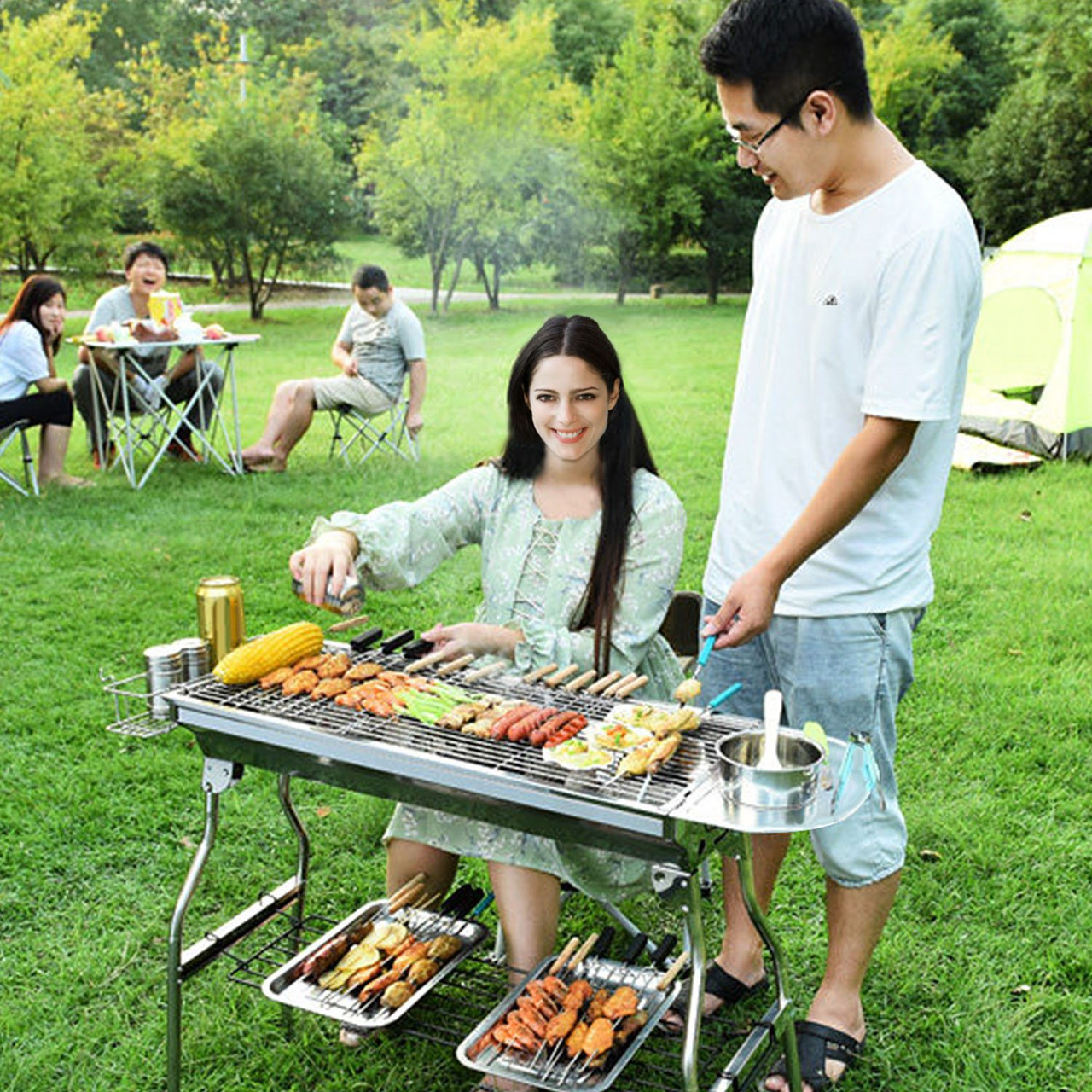 Foldable Charcoal BBQ Grill product image