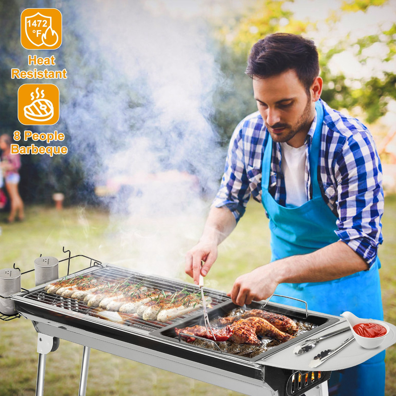 Foldable Charcoal BBQ Grill product image