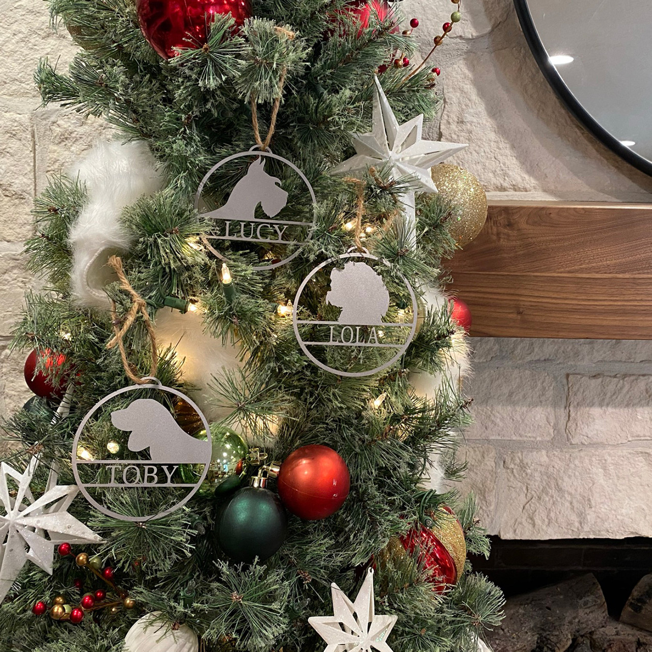 Personalized Pet Christmas Tree Ornaments product image