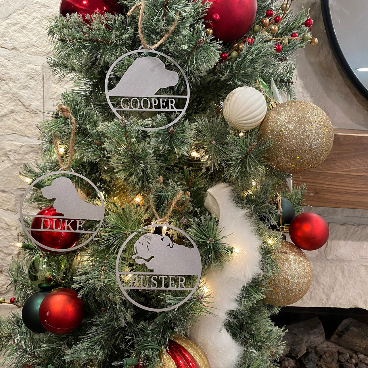 Personalized Pet Christmas Tree Ornaments product image