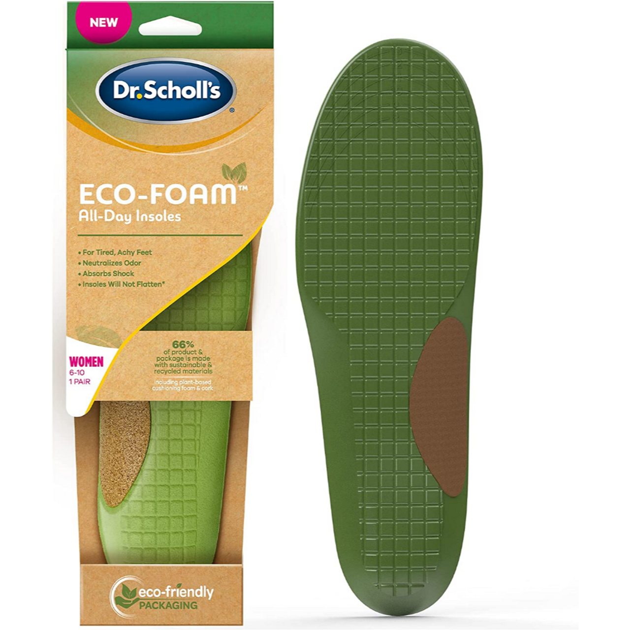 Dr. Scholl's® Eco-Foam™ All-Day Insoles (Men's 8-14 / Women's 6-10) product image