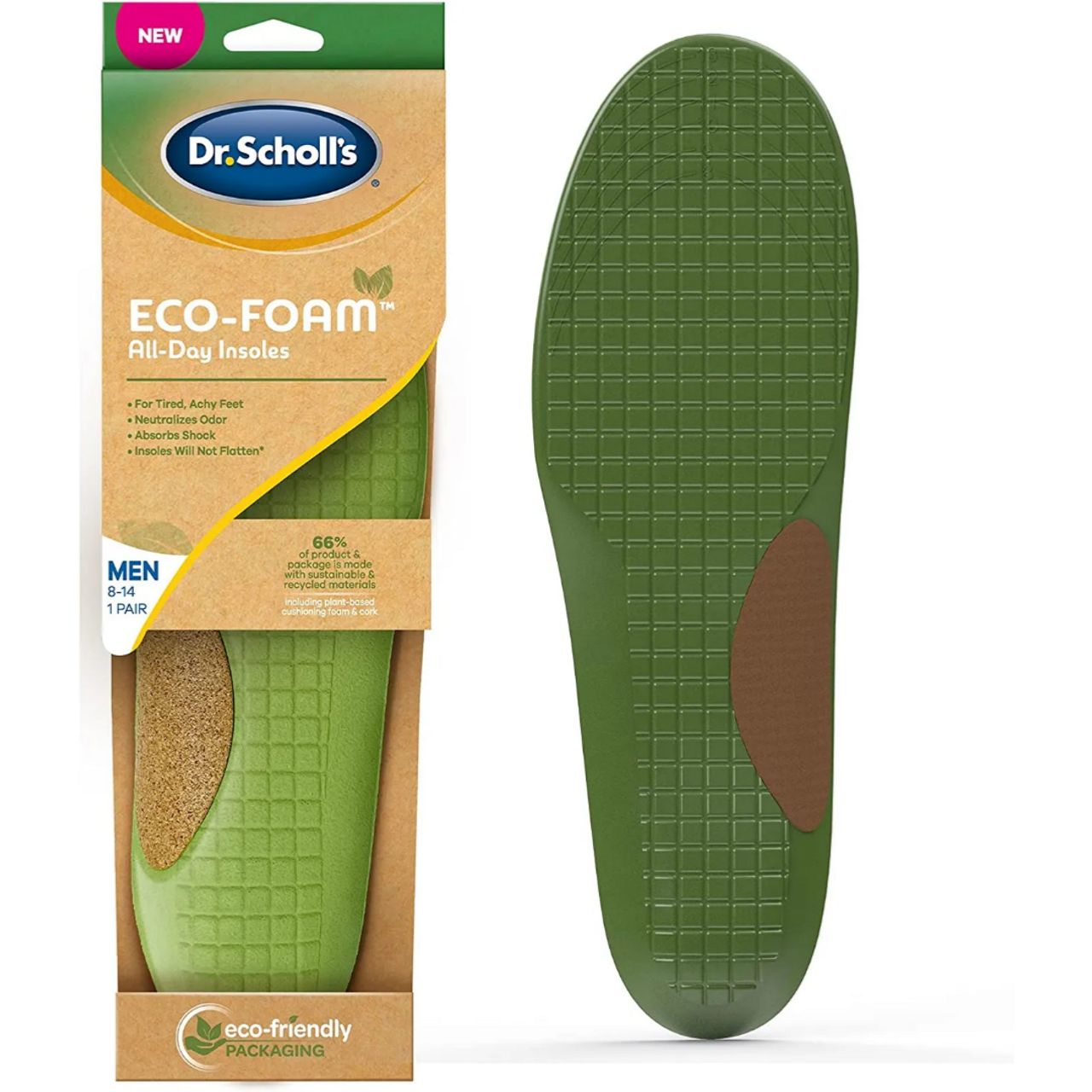 Dr. Scholl's® Eco-Foam™ All-Day Insoles (Men's 8-14 / Women's 6-10) product image