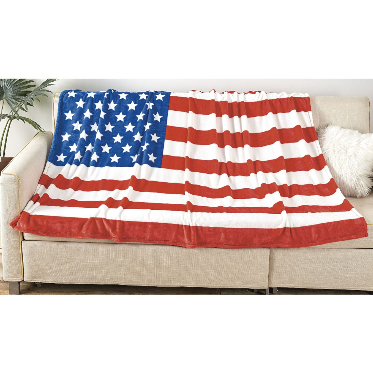 Noble House® American Flag Oversized Throw Blanket product image