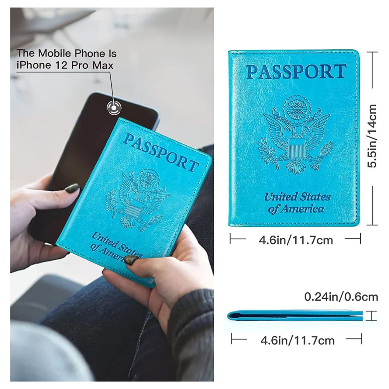 Vegan Leather Passport Holder (2-Pack) product image