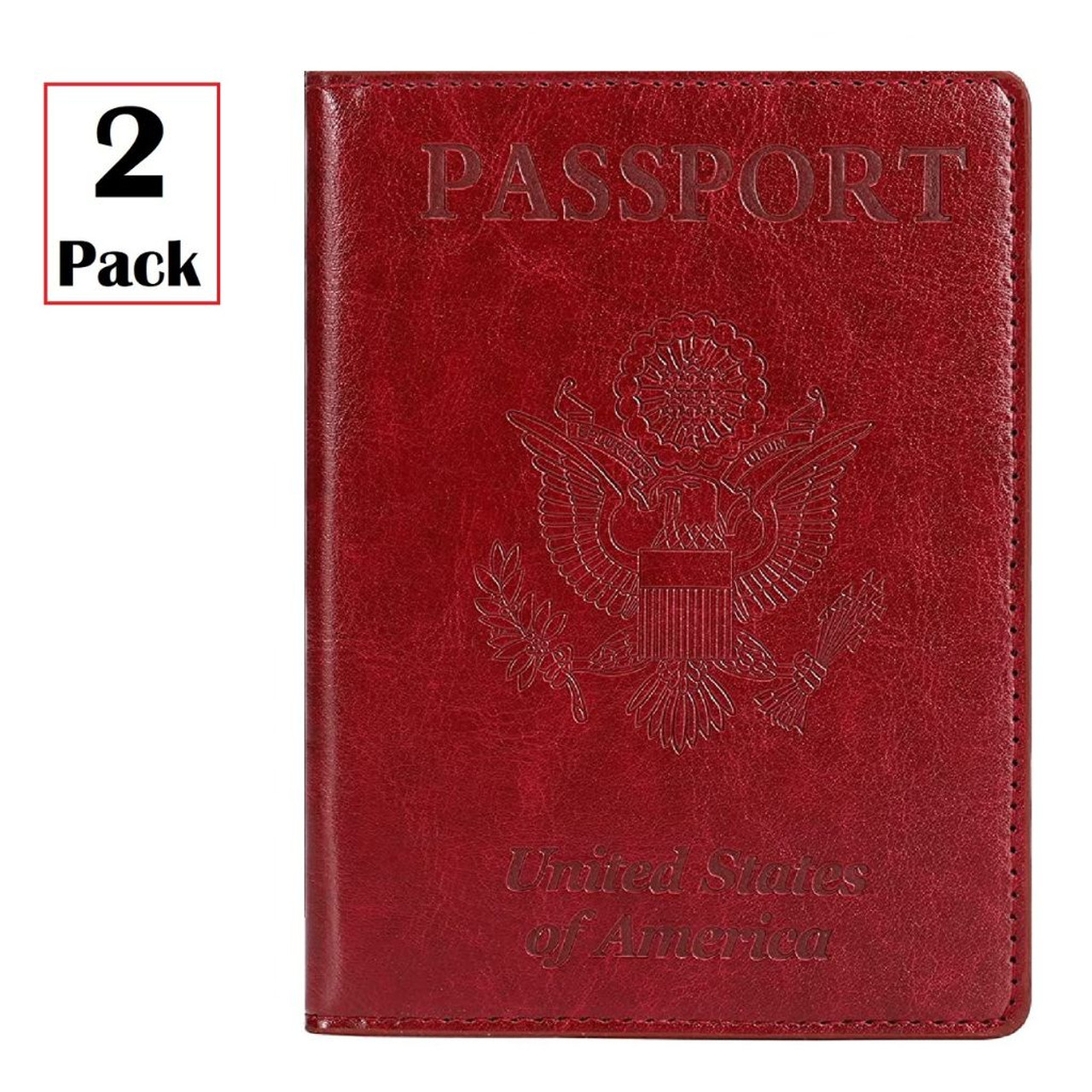 Vegan Leather Passport Holder (2-Pack) product image