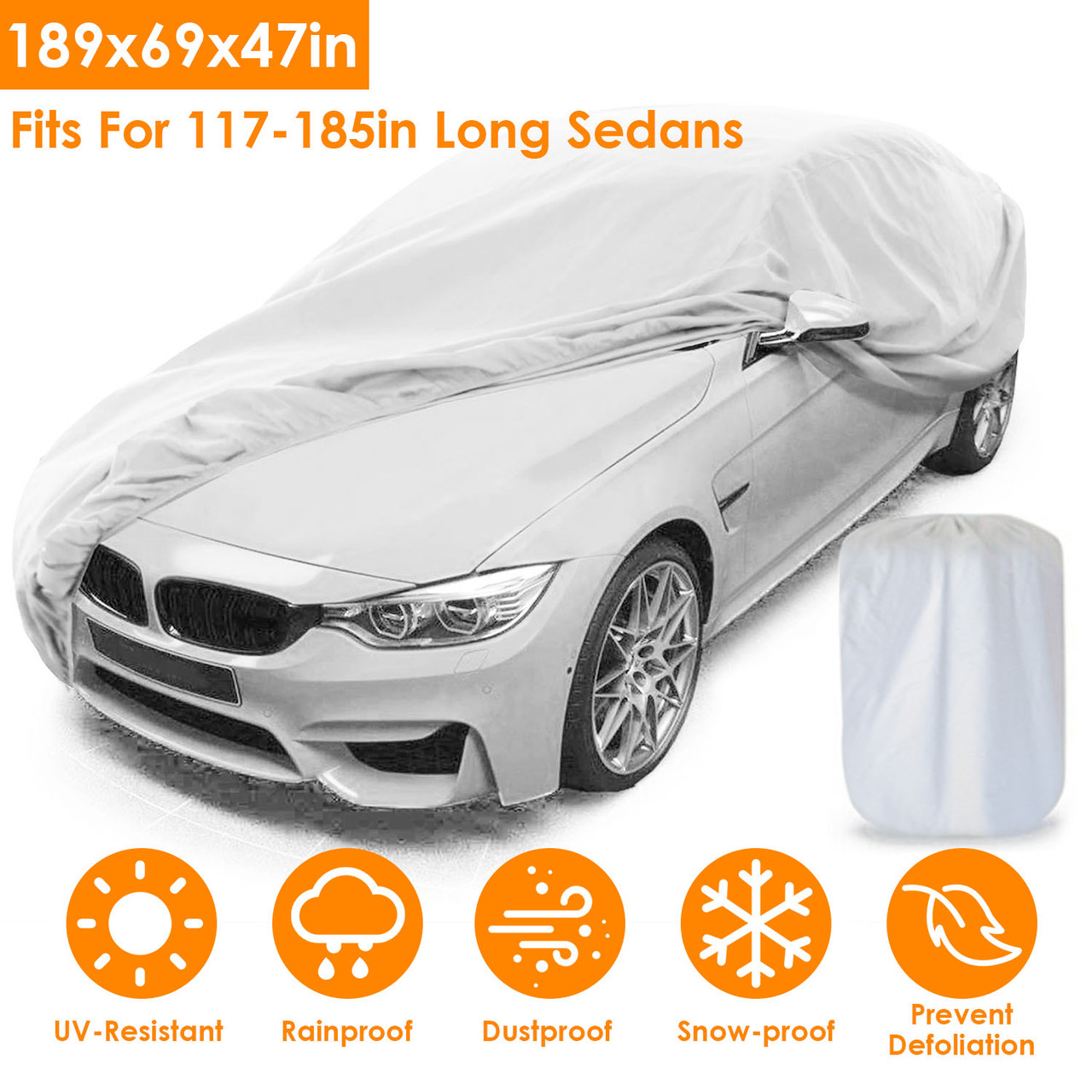 LakeForest® Full Car Cover UV Protection product image