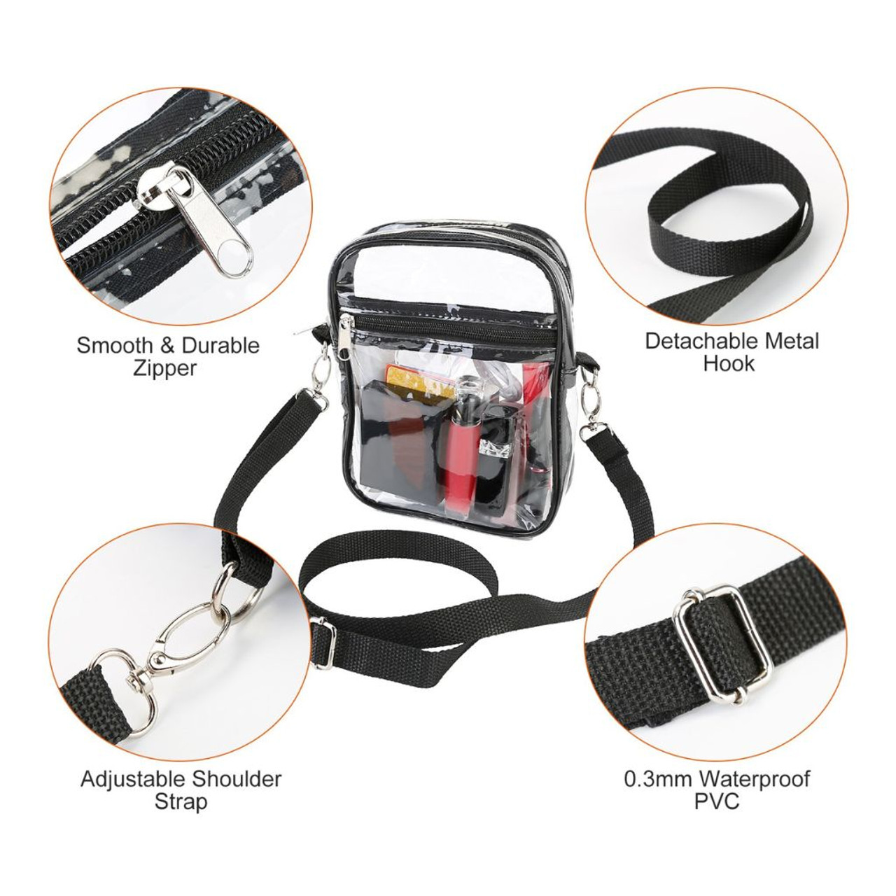 iMounTEK® Clear Crossbody Tote Bag product image