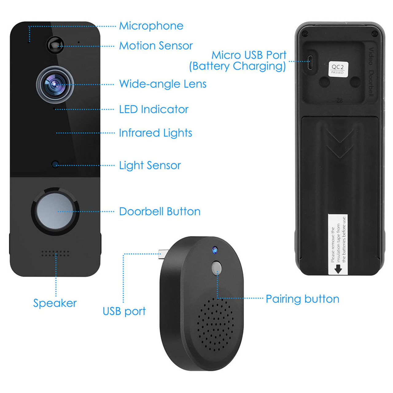 iMounTEK Smart Wi-Fi Video Doorbell  product image