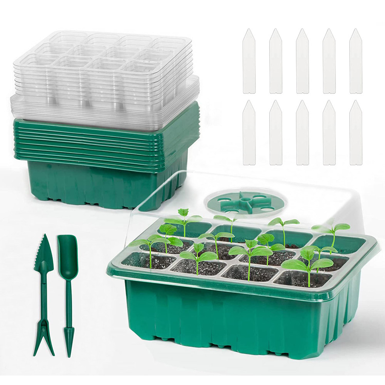 10-Piece Seed Starter Seedling Tray Kit product image