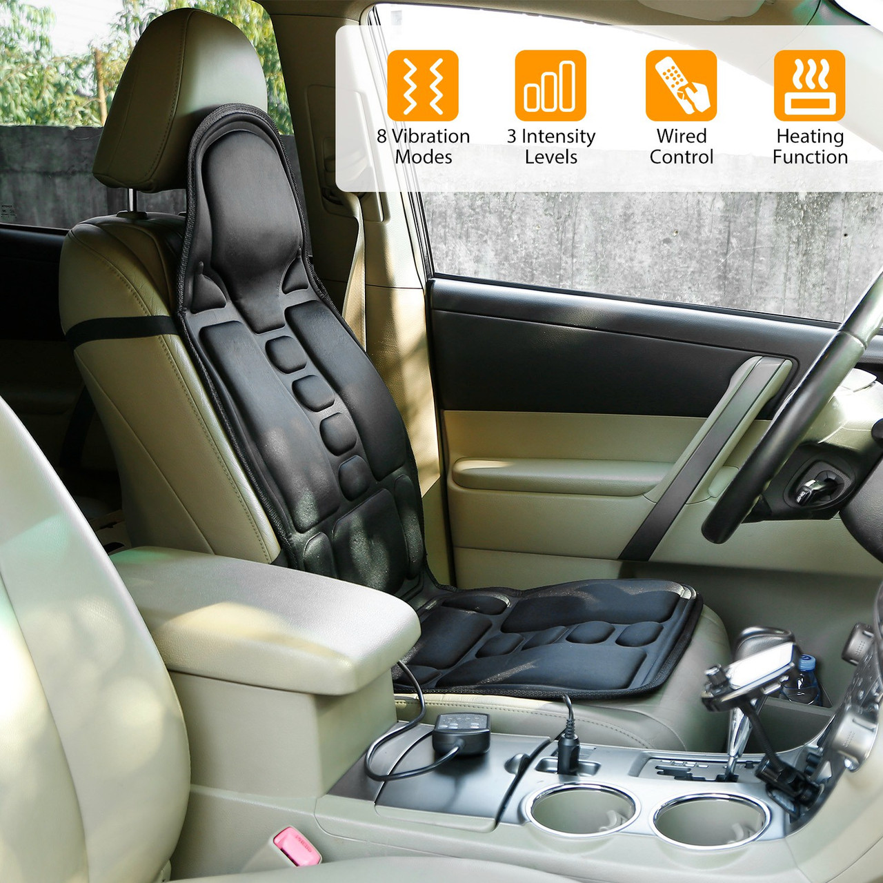 Massage Car Seat Cushion with Heat product image