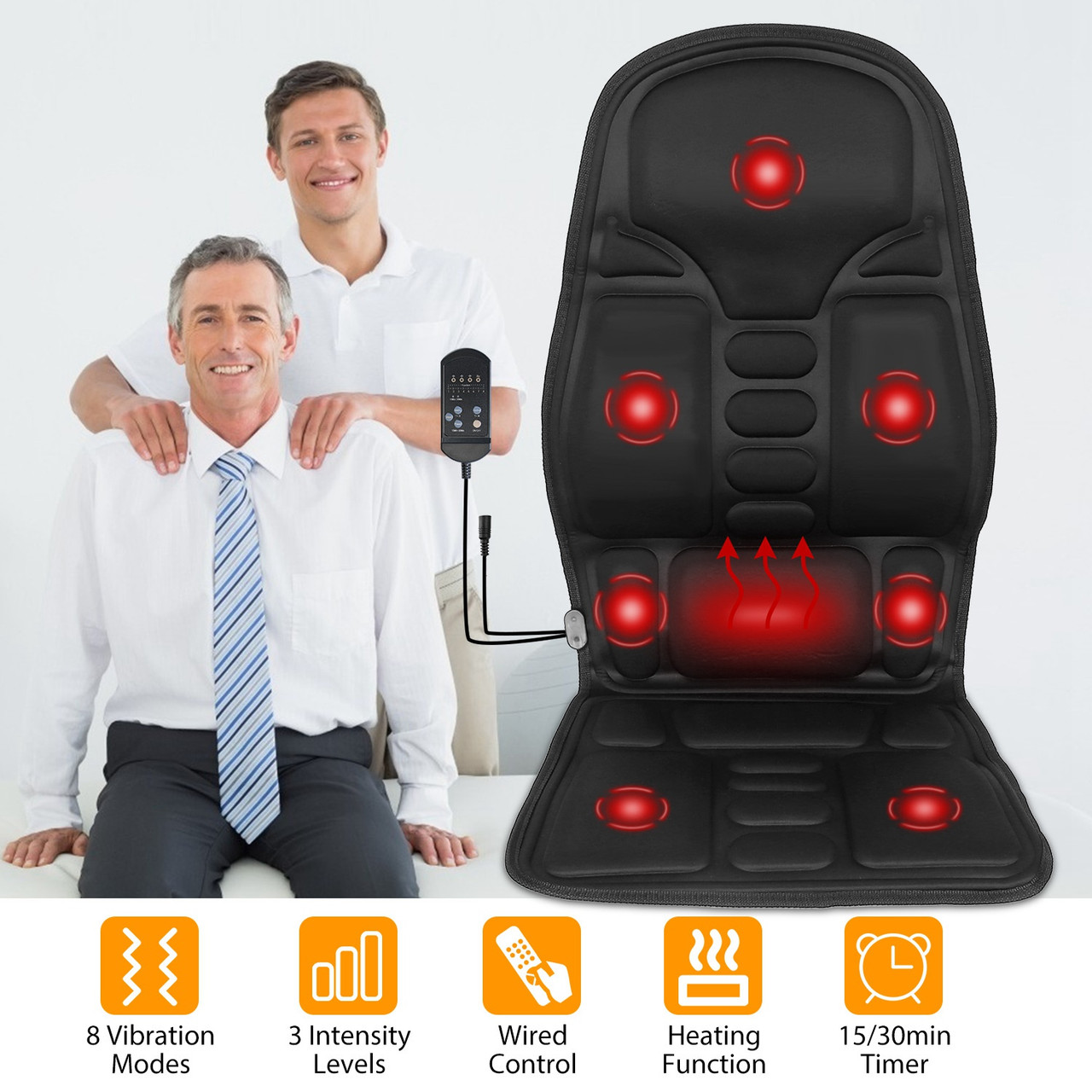 Massage Car Seat Cushion with Heat product image