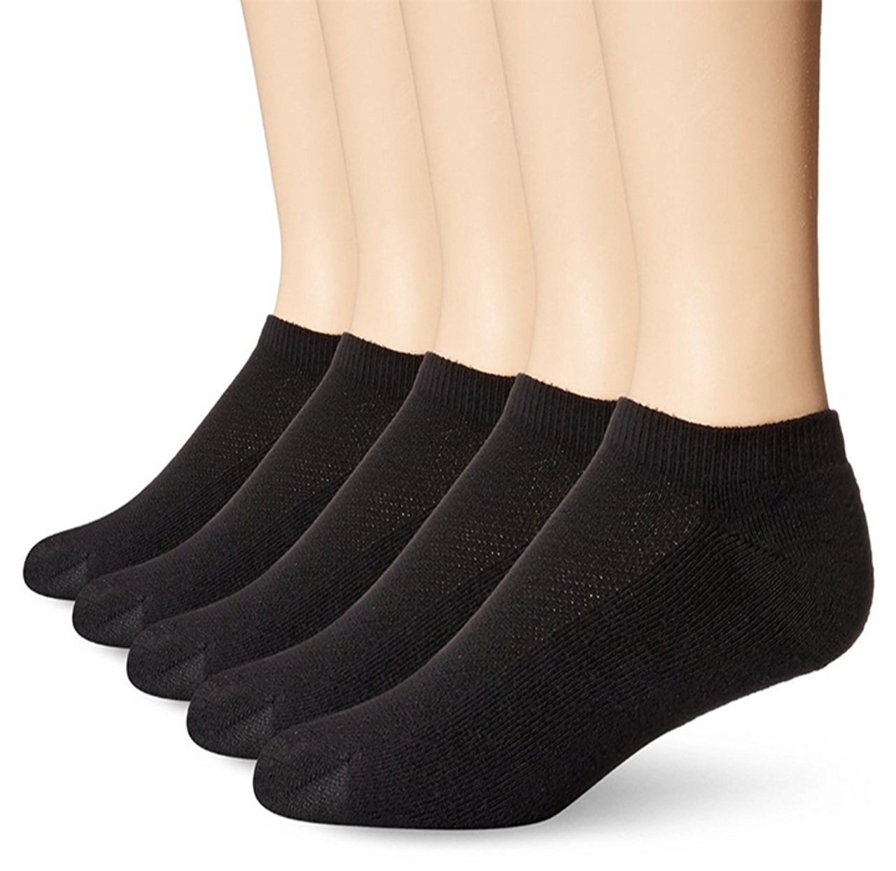 Cotton Unisex Low-Cut No-Show Ankle Socks (12-Pairs) - DailySteals
