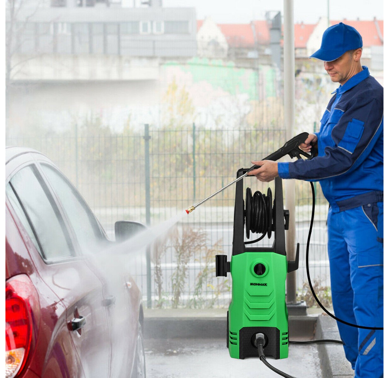 IronMax™ 3500PSI Electric Pressure Washer with Soap Gun product image