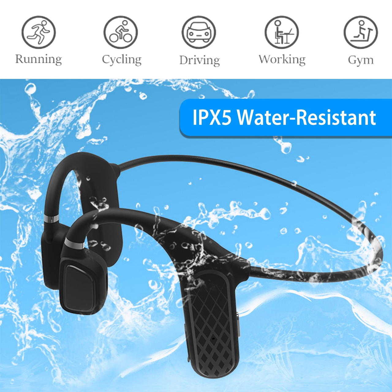 iNova™ Wireless V5.1 Bone Conduction Earphones product image