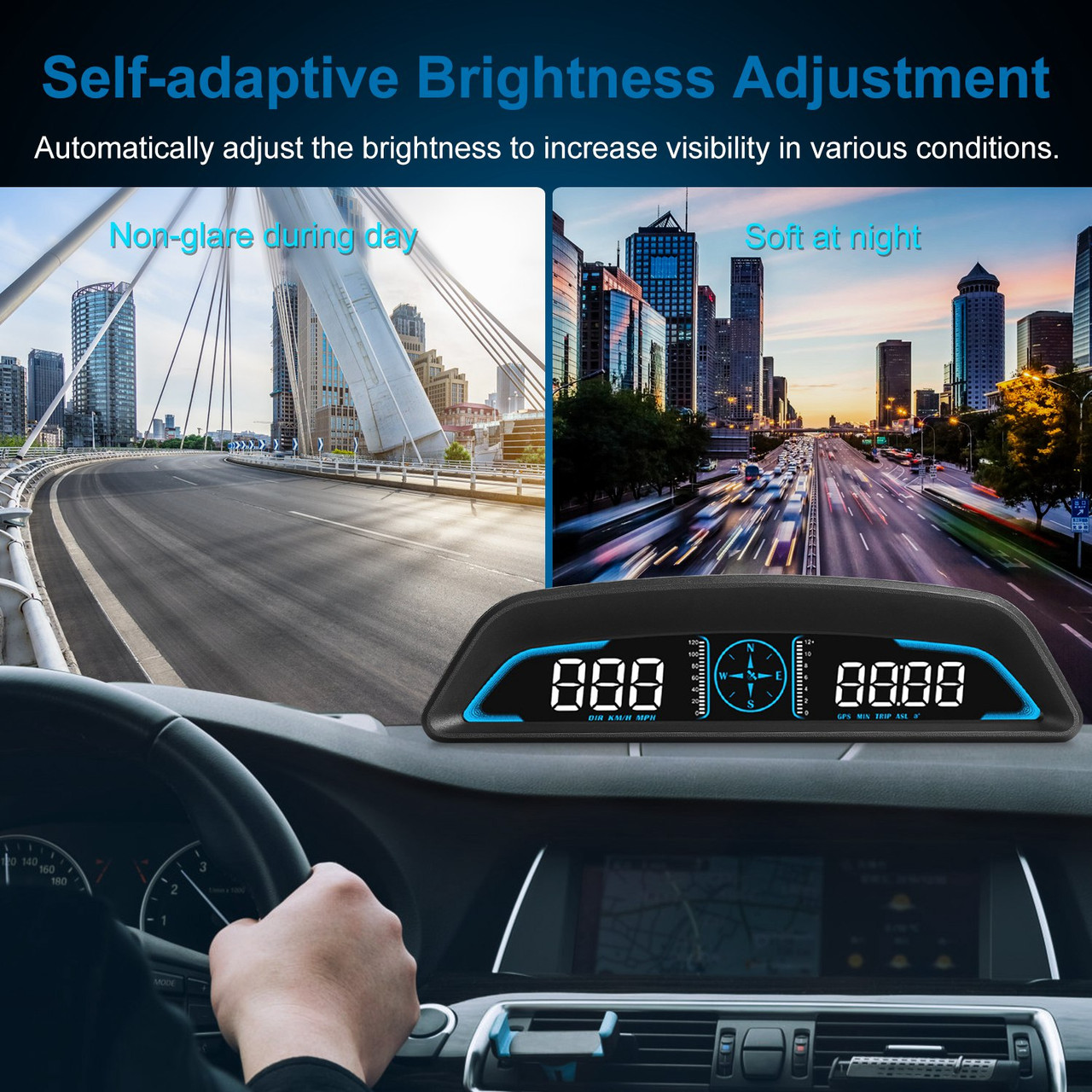 Digital GPS Speedometer HUD product image