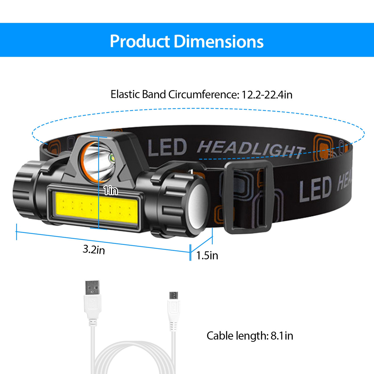 Rechargeable Headlamp (2-Pack) product image