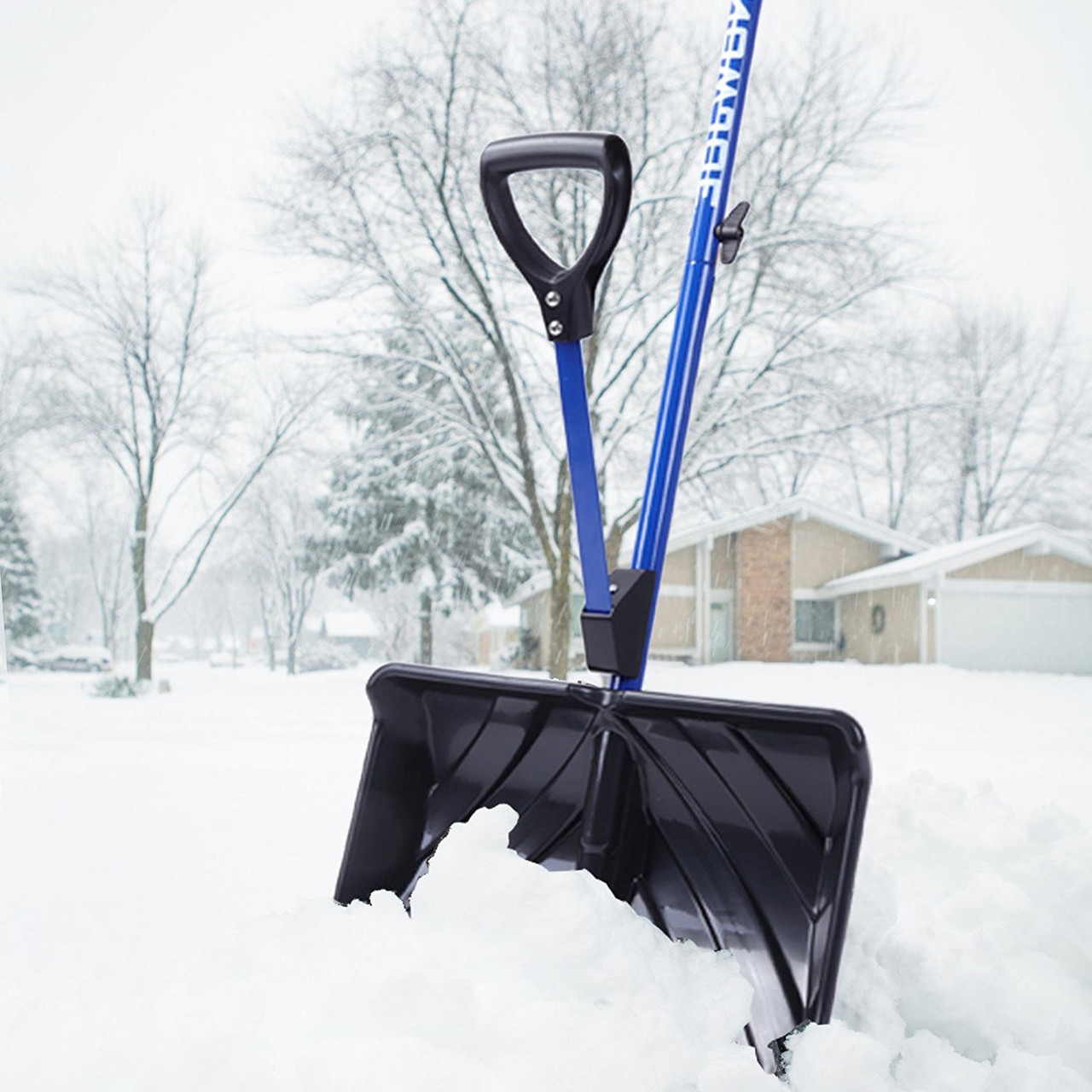 Snow Joe Shovelution Strain-Reducing Snow Shovel with Spring-Assist product image