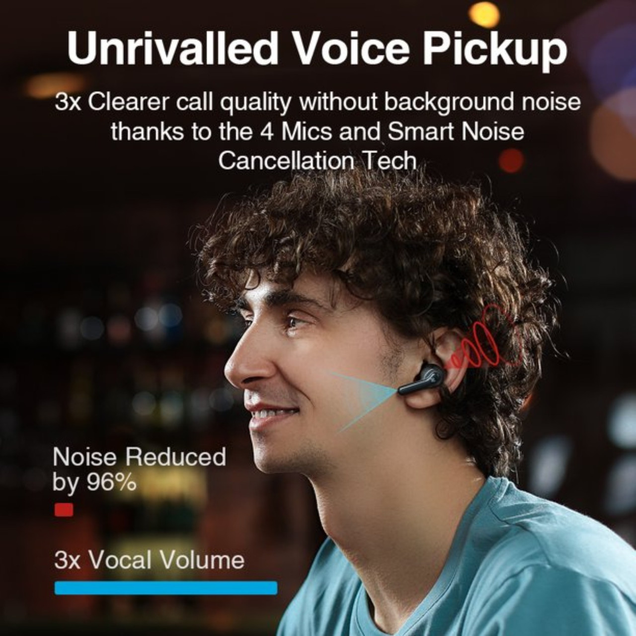 In-Ear True Wireless Bluetooth Noise-Canceling Earbuds product image