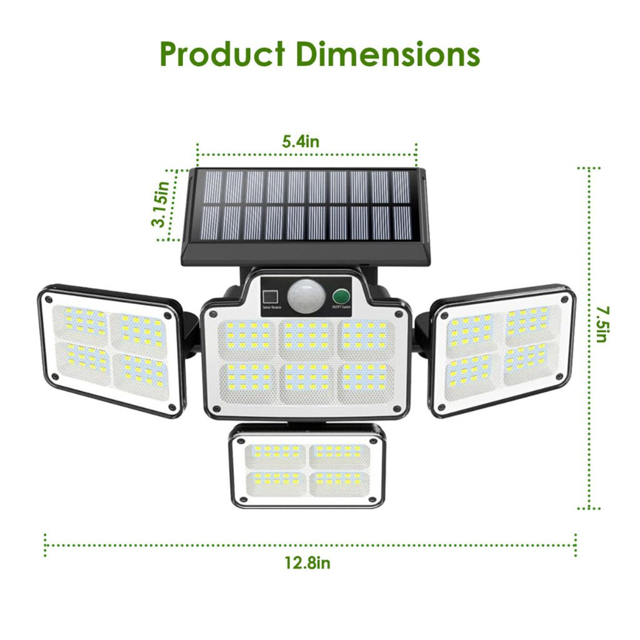 216-LED Solar Motion Light with Remote product image