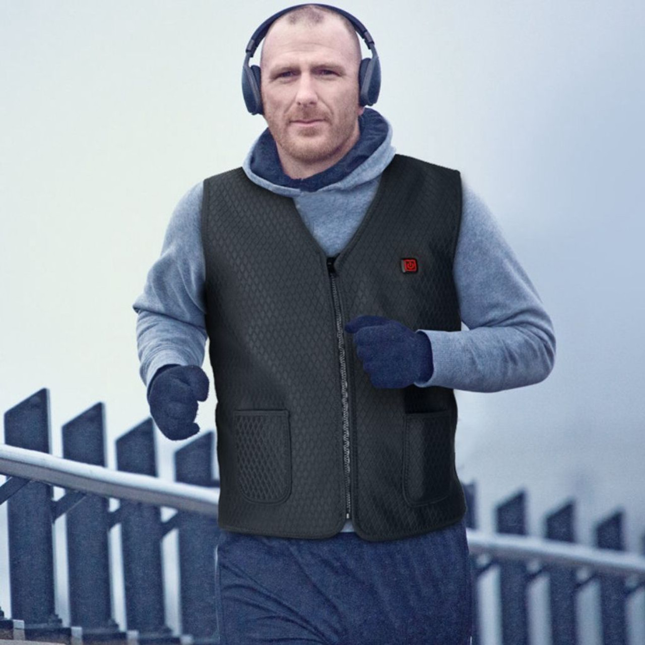 N'Polar™ 5-Zone Fleece-Lined Heated Vest with Power Bank product image