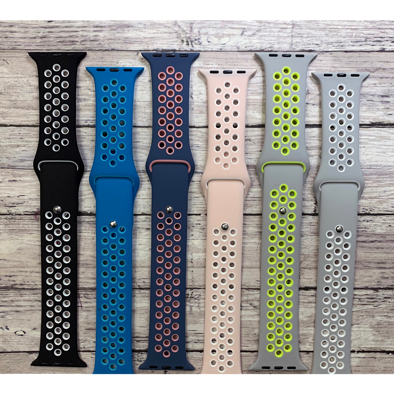 Assorted Silicone Bands for Apple Watch (3-Pack) product image