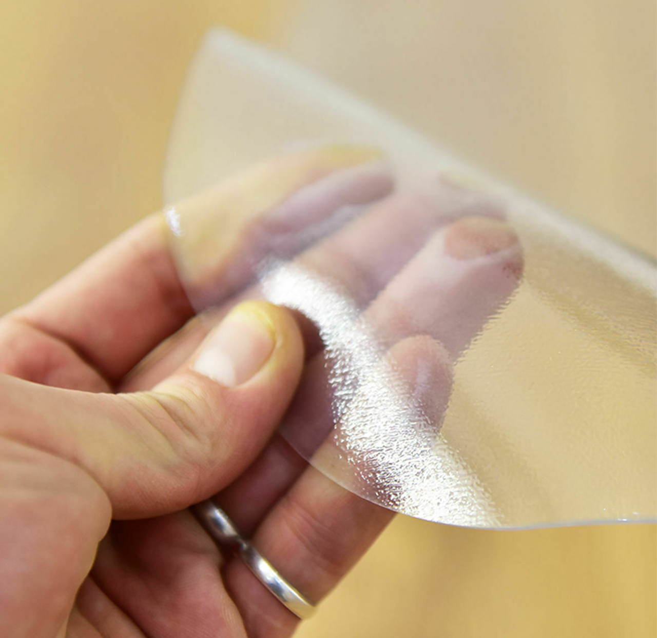 Clear 47" x 47" PVC Chair Floor Protector product image