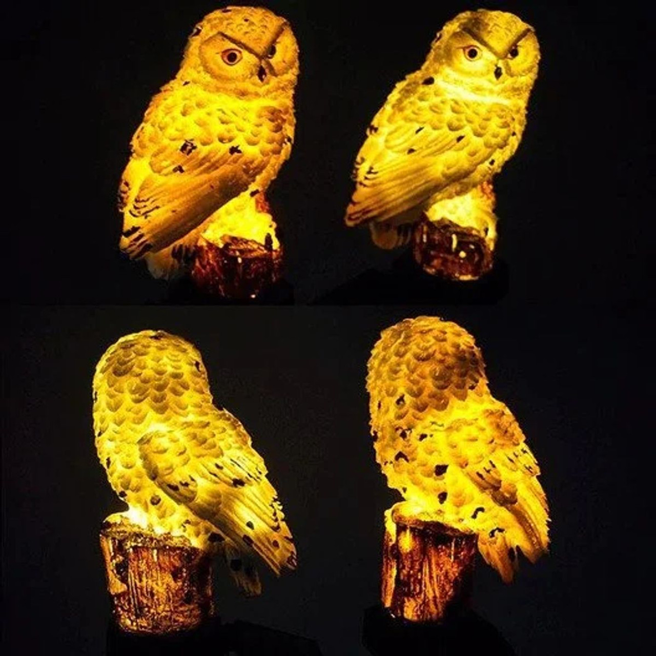 Solar LED Owl Stake Light (2-Pack) product image