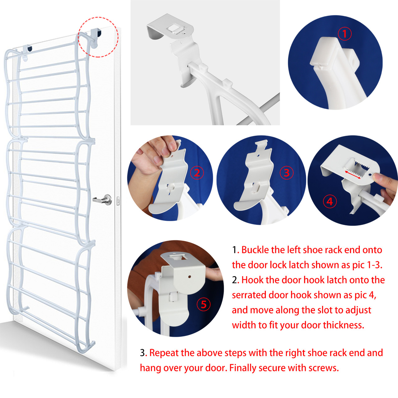 Over-the-Door Shoe Rack product image