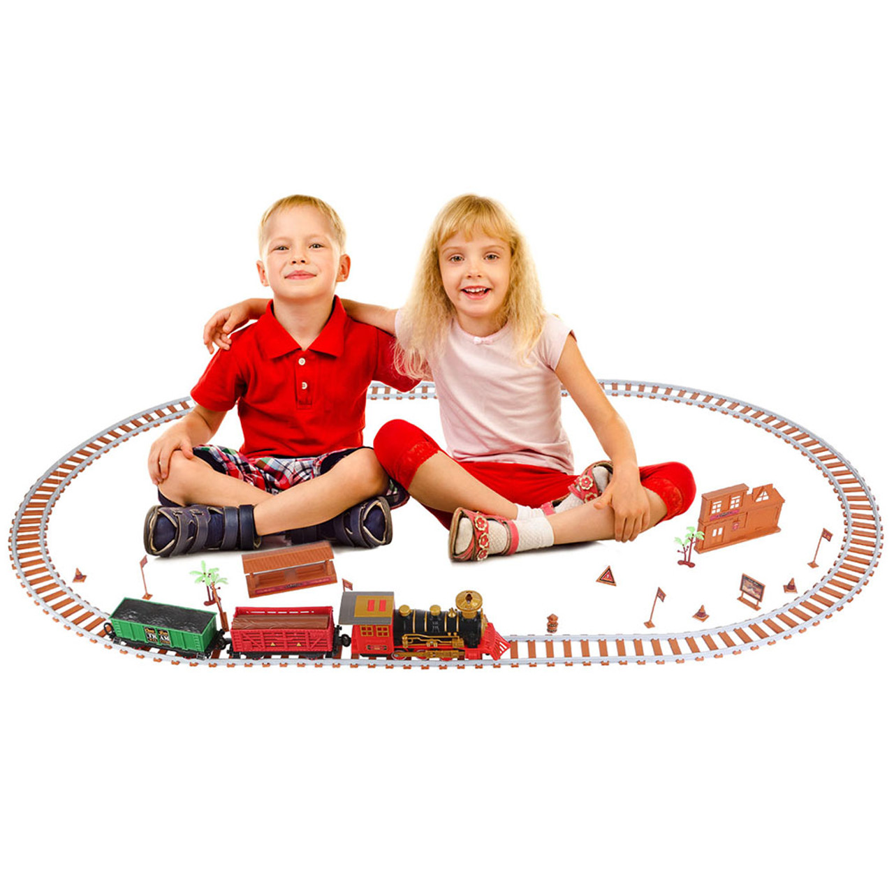 iMounTEK 193-Piece Electric Train Set product image