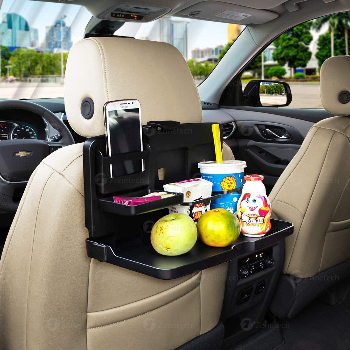 Portable & Foldable Backseat Tray Desk By Zone Tech® product image
