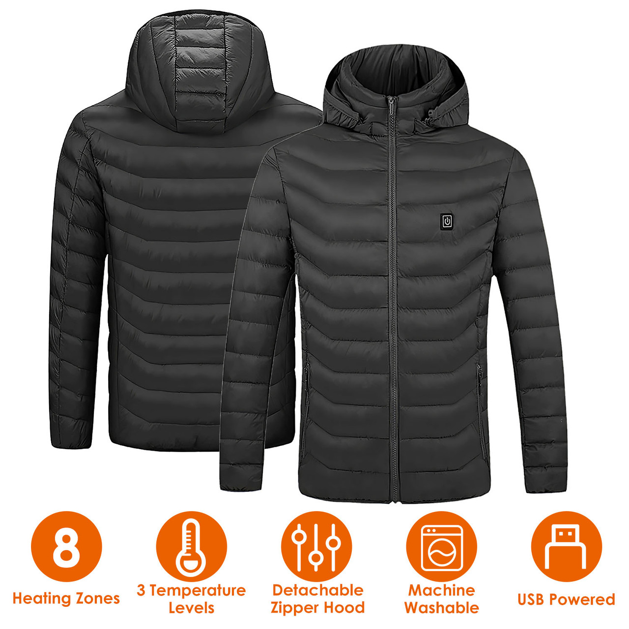 N'Polar™ USB Electric Heating Jacket with Power Bank  product image