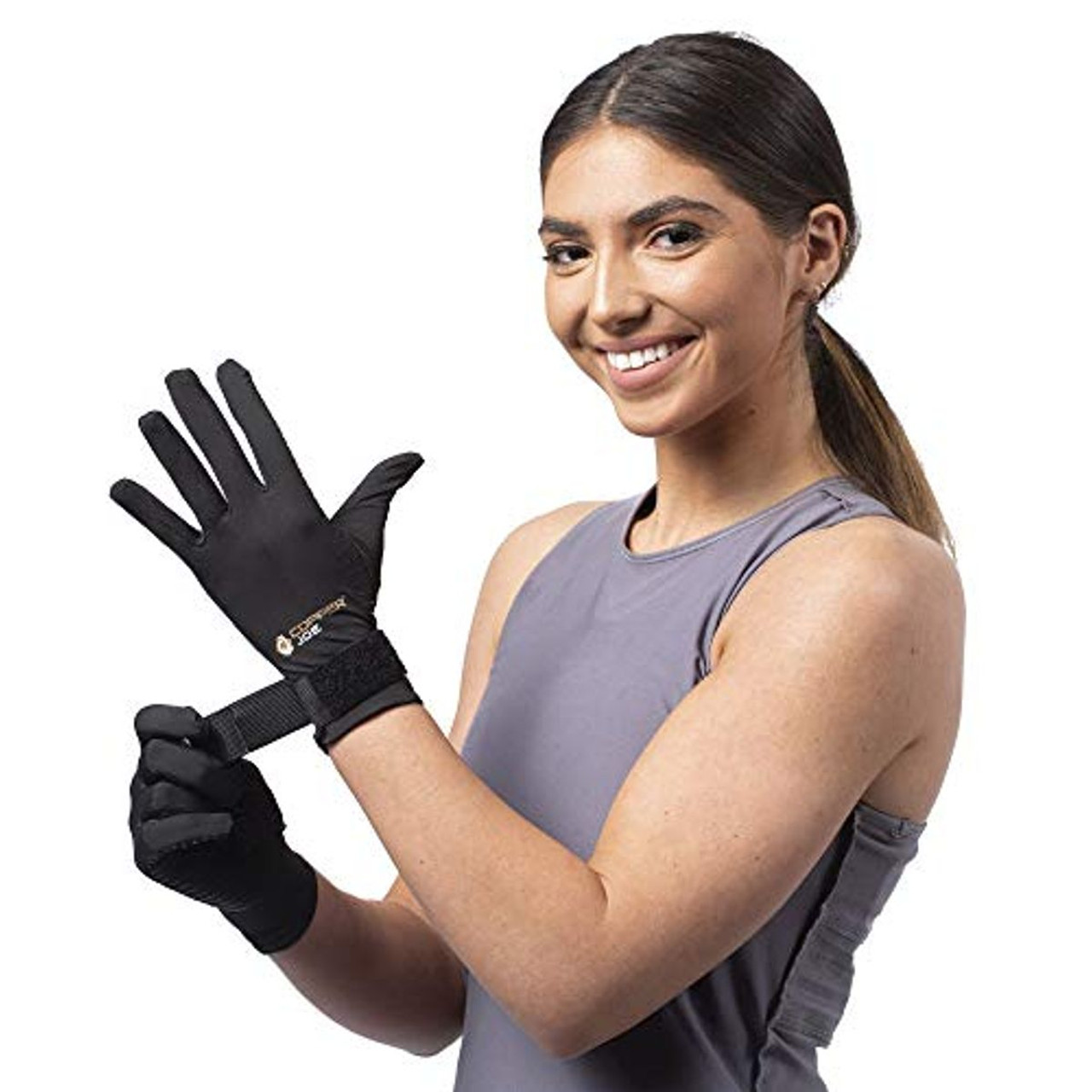 Copper Joe® Copper-Infused Full-Finger Arthritis Gloves product image