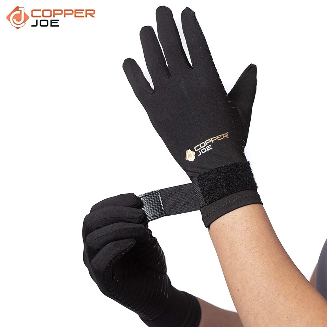 Copper Joe® Copper-Infused Full-Finger Arthritis Gloves product image