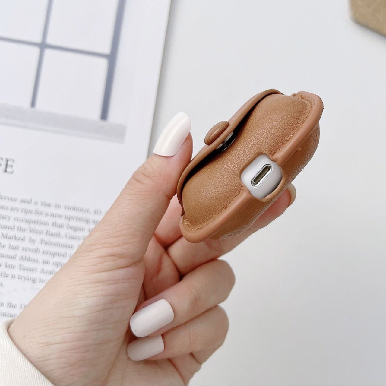 Soft Leather Case for Apple AirPods (3rd Generation) product image