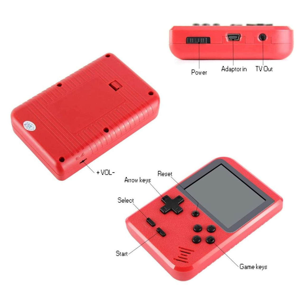 Portable Handheld Game System with 400 Inbuilt Classic Games product image