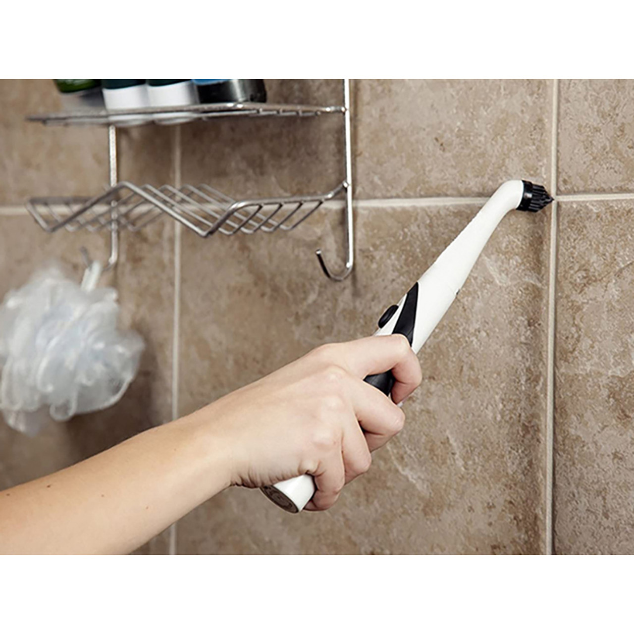 Sonic Scrubber Bathroom Power Cleaner Interchangeable Brushes