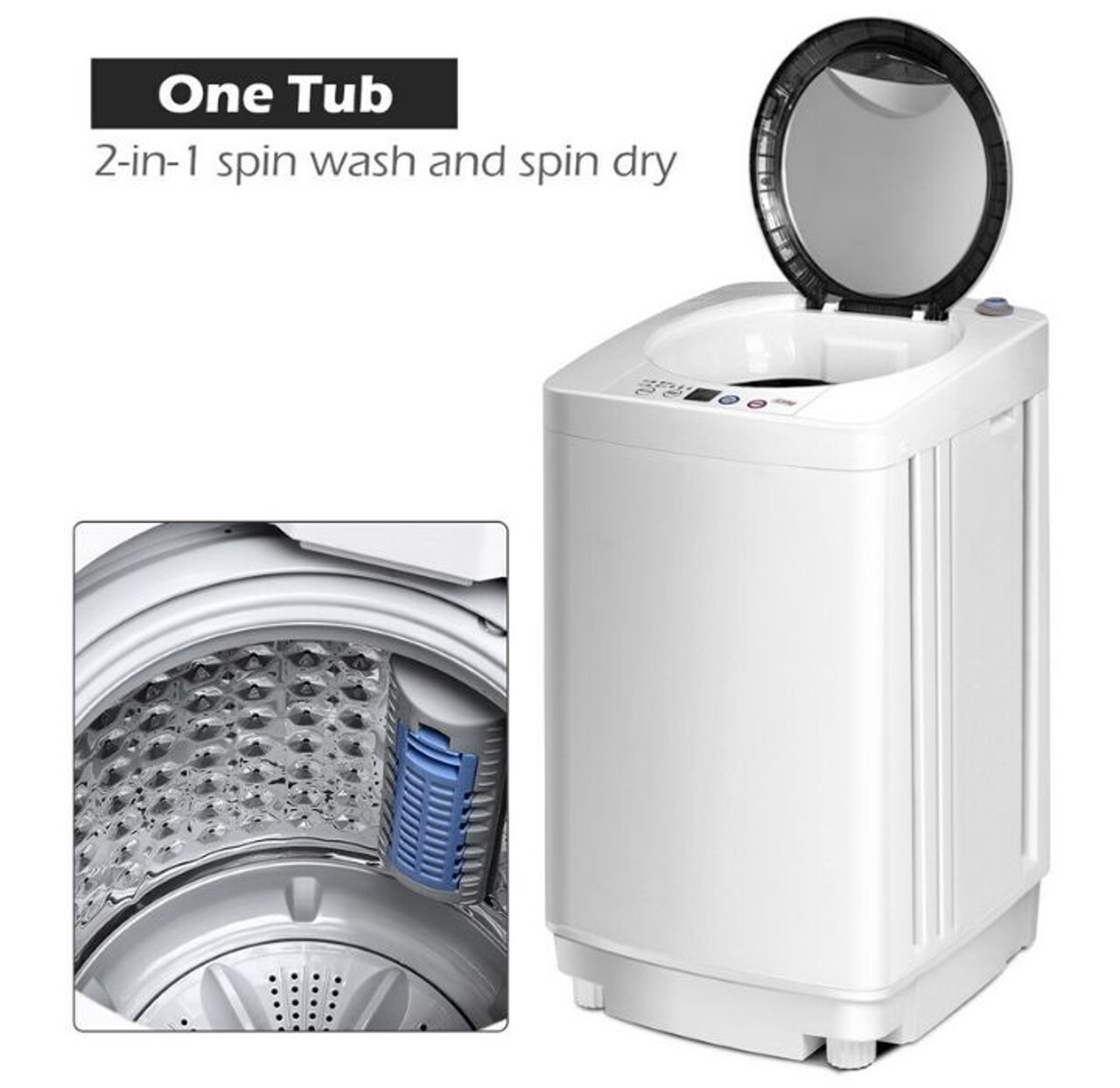 Costway Full-Automatic Laundry Washing Machine product image
