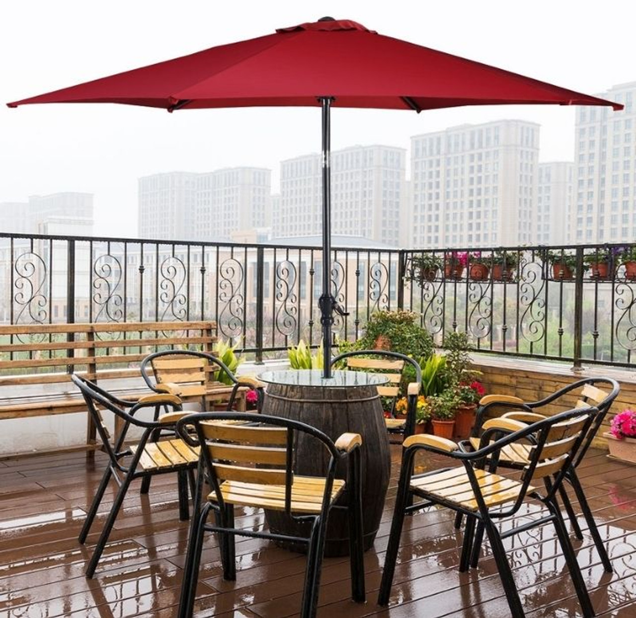 Market Steel 10-Foot Tilt Patio Umbrella product image