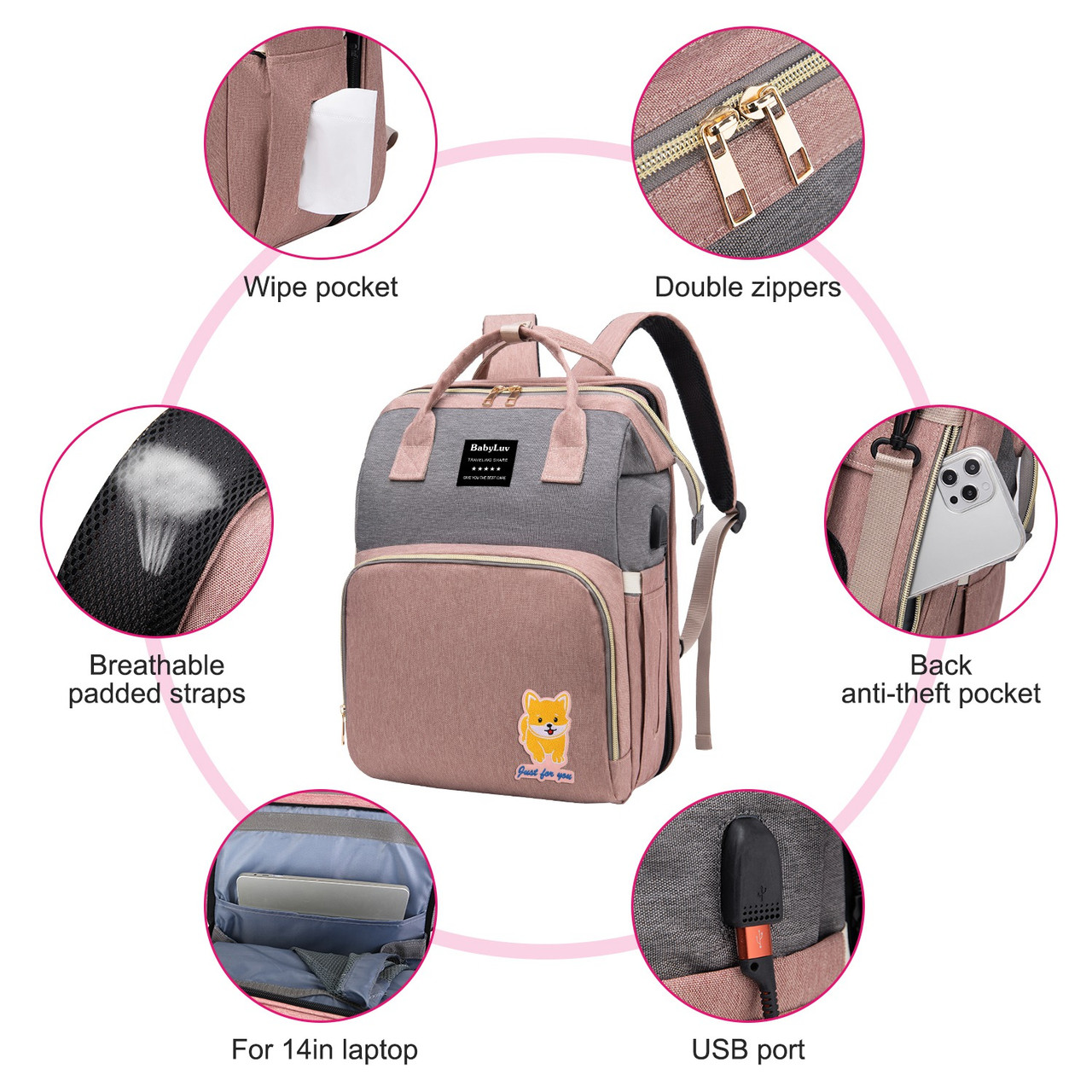 BabyLuv Diaper Bag Backpack product image