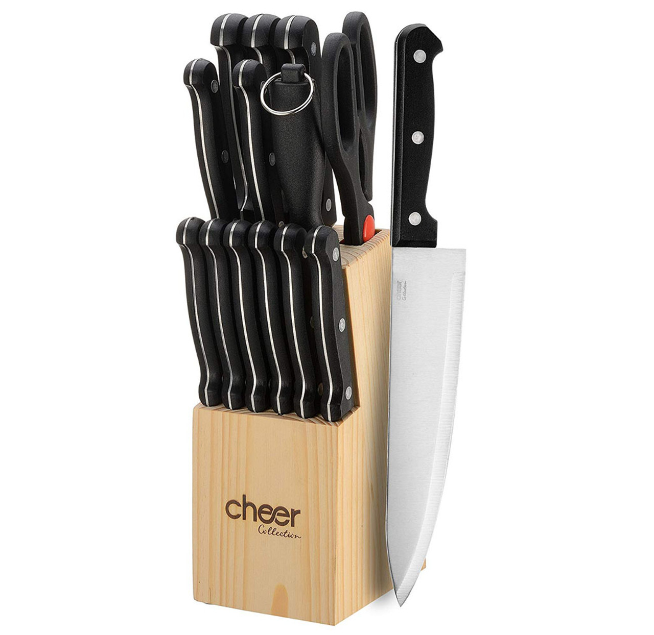 Cheer Collection 14 Piece Stainless Steel (18/0) Assorted Knife Set