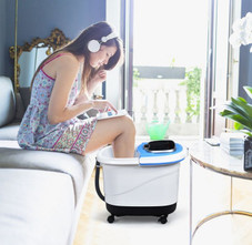 Portable Electric Foot Spa Tub with Massaging Rollers product image