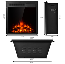 Electric 22.5'' Log Fireplace Insert product image