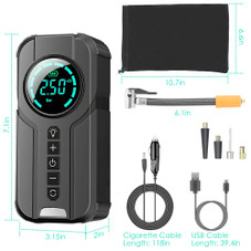 Cordless Portable Car Tire Inflator & Pump product image