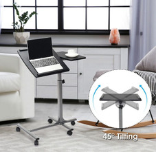 Adjustable Angle & Height Rolling Laptop Desk product image